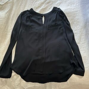 Black long sleeve blouse